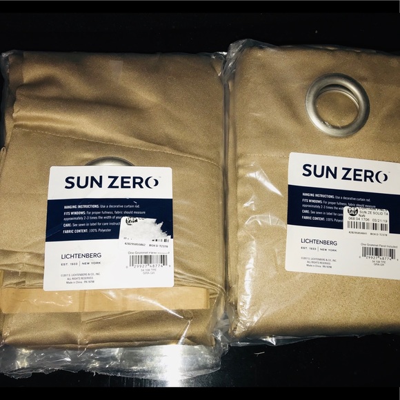 New energy efficient grommet curtain panels 54x108 - Picture 4 of 4